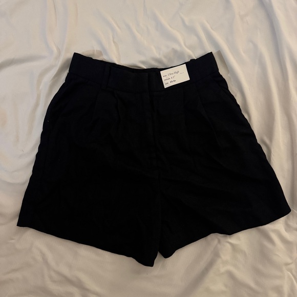 A&F Sloane Ultra High Linen shorts - Picture 3 of 3